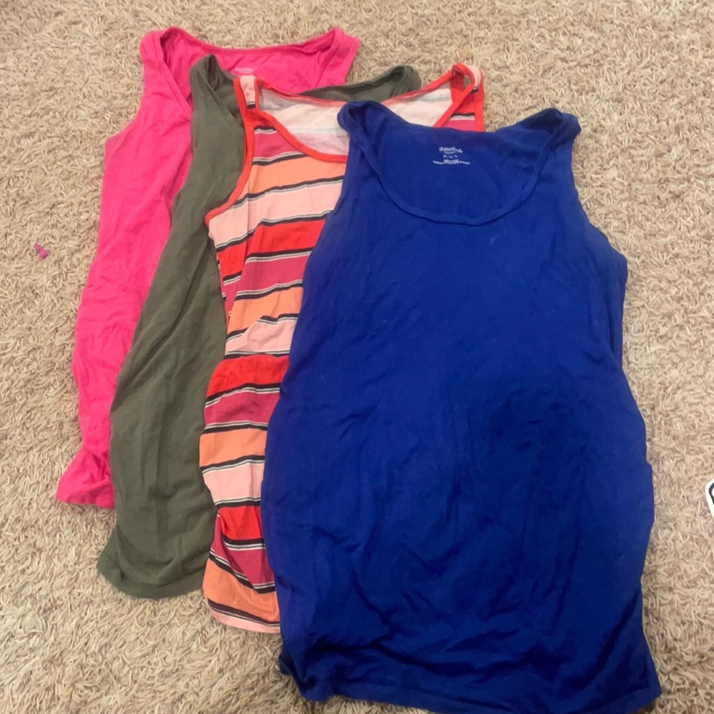 4 pack motherhood maternity tanks